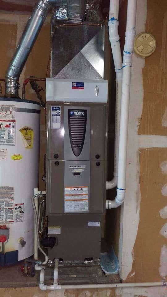 A heating system inside